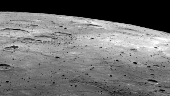 Image de Mercure fournie par la NASA en 2008.