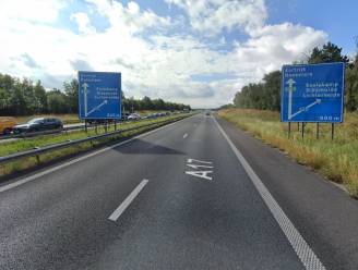 Ongeval op de E403 richting Brugge ter hoogte van Lichtervelde: linkerrijstrook versperd