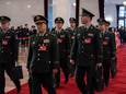 Chinese militairen in Peking. Volgens de Duitse inlichtingendienst zou een van de verdachten op zoek zijn geweest naar ‘militair nuttige, nieuwe technologieën’ om door te spelen aan China