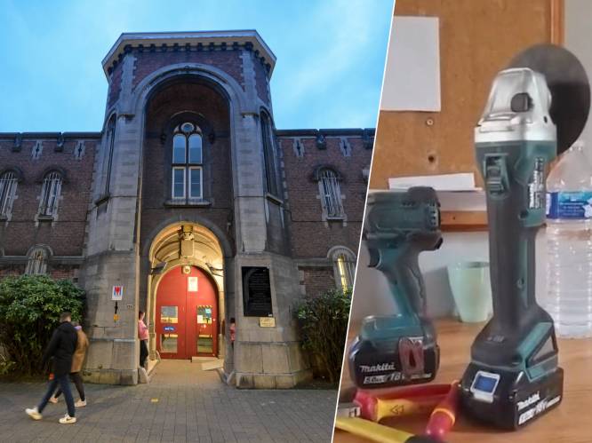 Gedetineerde smokkelt slijpschijf binnen in Antwerpse gevangenis: beelden tonen apparaat in cel