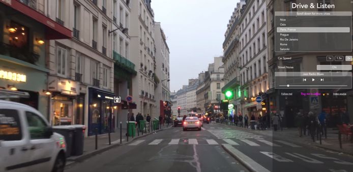 Virtuele roadtrip door Parijs.