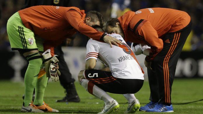 Le joueur de River Plate Matias Kranevitter affecté par la substance