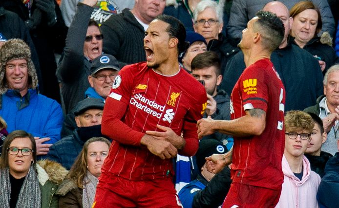 Virgil van Dijk en Dejan Lovren (rechts).