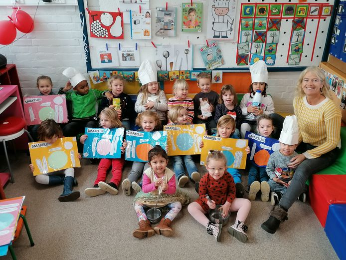 De kinderen van De Klimop hebben duidelijk genoten van de Week van de Smaak.