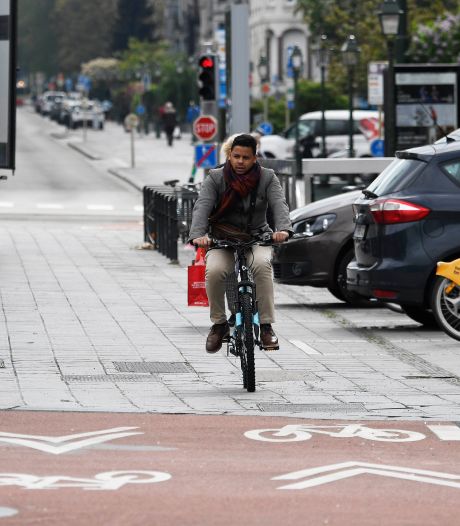 Les cyclistes toujours plus nombreux à l'heure de pointe matinale à Bruxelles