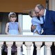 Schattig vader/zoon-moment: prins Albert van Monaco met zijn kleine Jacques