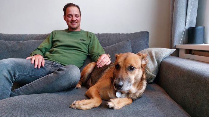 Boyd met zijn hond Jack