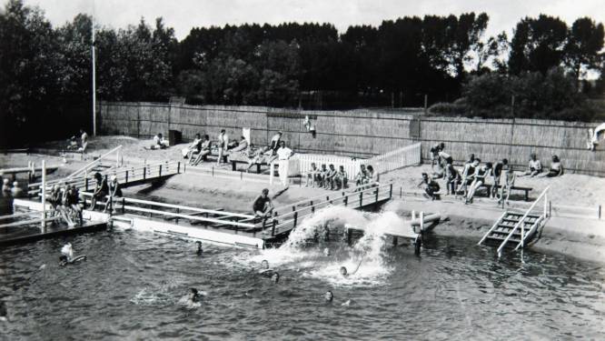 Toen in Dordt: zwembad de Groene Plas aan de Noordendijk
