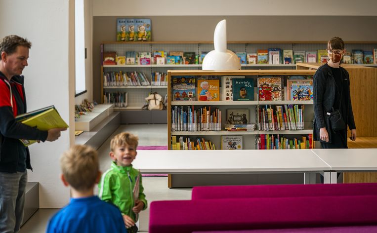 De kinderafdeling van bibliotheek Neude in Utrecht.  Beeld ANP