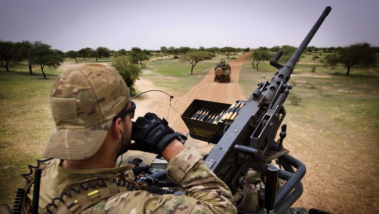 Archieffoto: een Nederlandse militair in Mali Beeld ANP