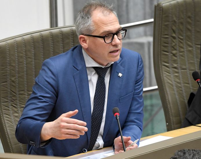 Vlaams minister van Begroting Matthias Diependaele (N-VA).
