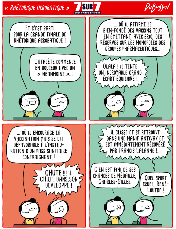 "Rhétorique acrobatique", le 6 août 2021.