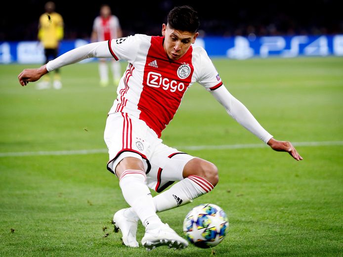 Edson Alvarez scoorde voor Ajax tegen Lille in de Champions League.