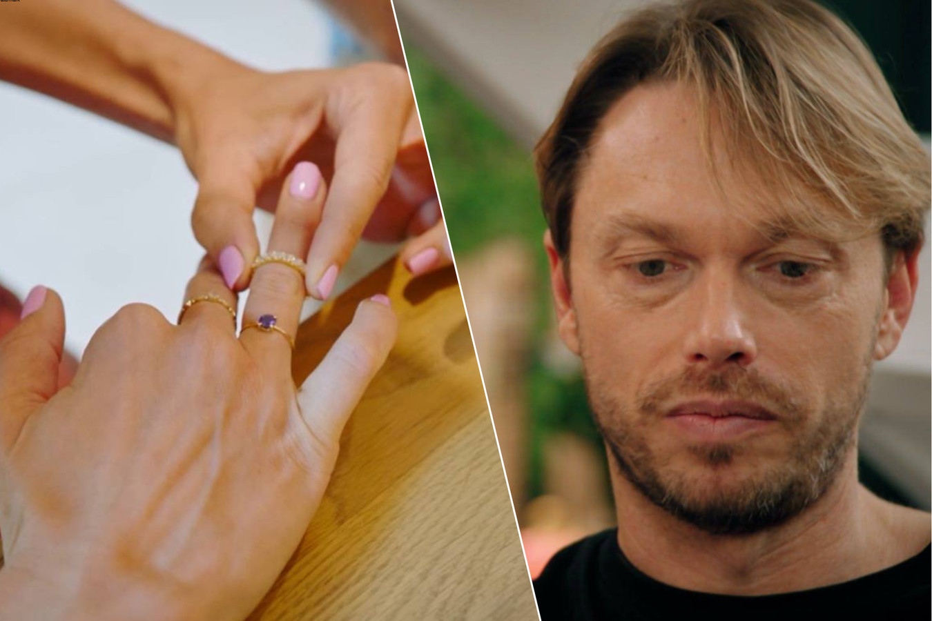 Regi volledig in shock in ‘Regi gaat trouwen’ “Wat als ik de trouwring van mijn exvrouw nog