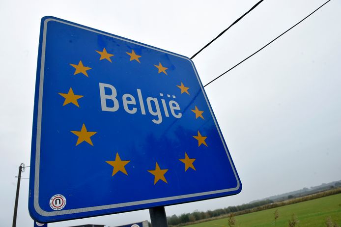 Een bord met ‘België’ erop wanneer je ons land binnenrijdt.