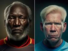 Les reconnaissez-vous? Des portraits fascinants de stars du football font le tour du monde