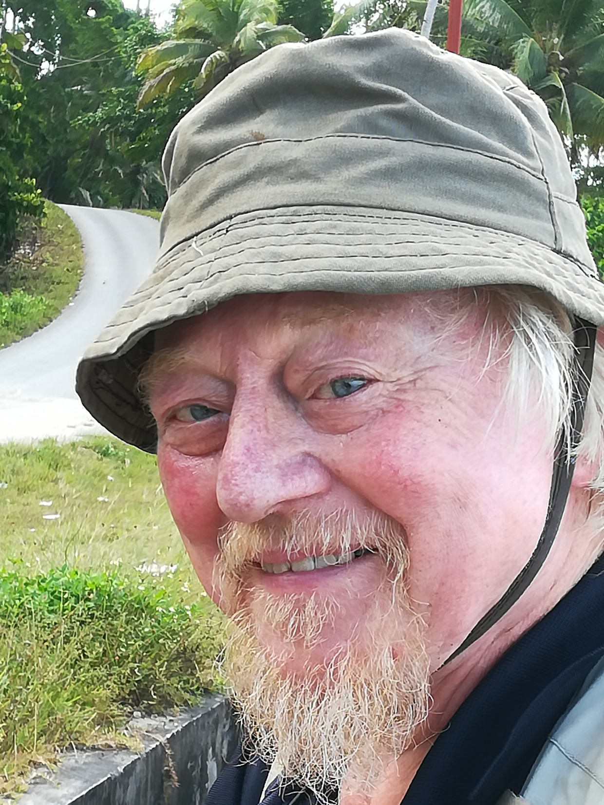 Ed de Vogel in 2018 op Papoea-Nieuw-Guinea. Beeld uit familiealbum