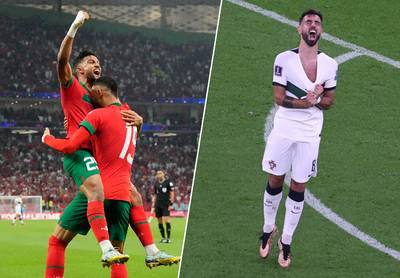 Afrikaanse voetbalgeschiedenis: onverzettelijk Marokko stuurt nu ook Portugal naar huis en staat in de halve finale