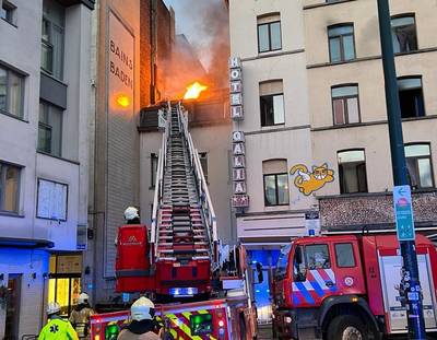 Brand in kraakpand op Brusselse Vossenplein: zes personen gewond