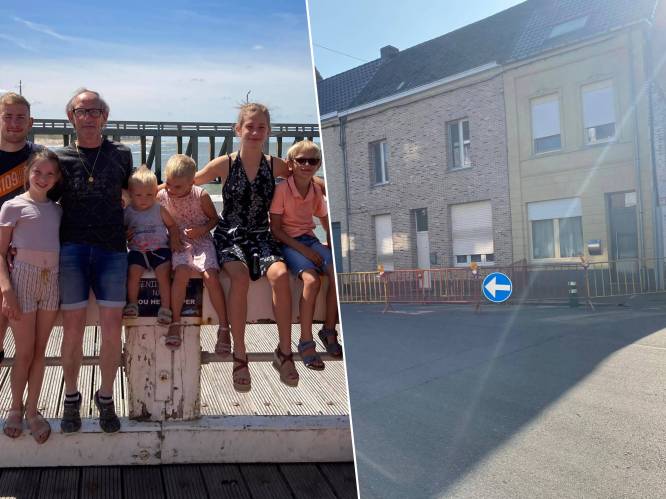 Door wegverzakking geen huis meer, maar nu dreigt vader met zes kinderen ook noodwoning te verliezen: “Burgemeester zoekt mee naar oplossing”