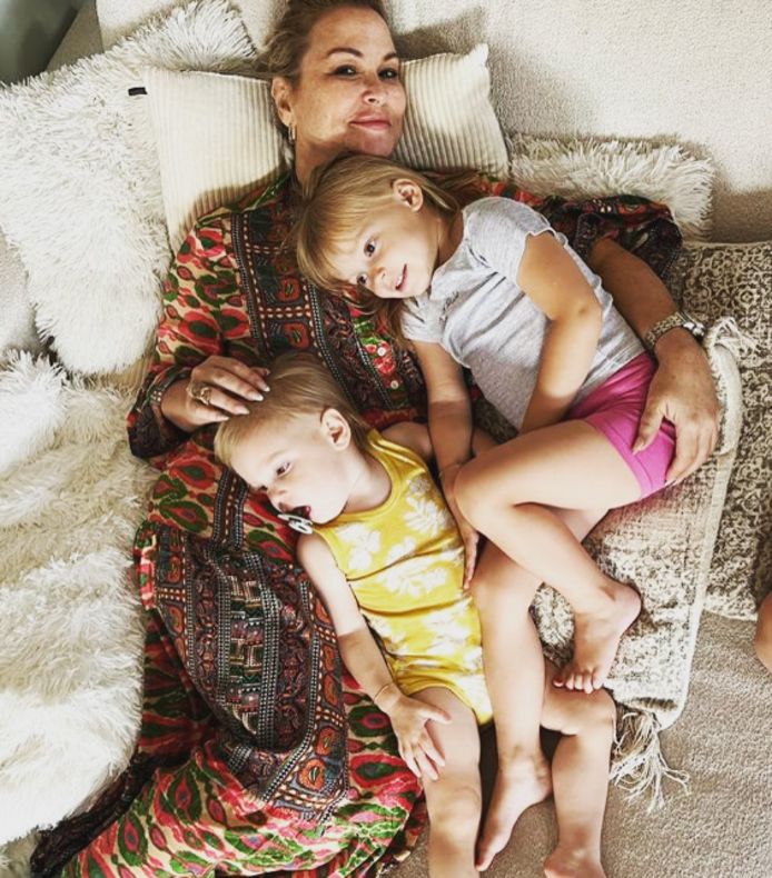 Anastacia met Natalia’s kinderen Bobbi-Loua en Apollo.