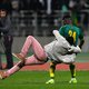 Wilmots ziet Ivoorkust gelijkspelen, maar ook hoe speler door veldbestormer getrakteerd wordt op charge