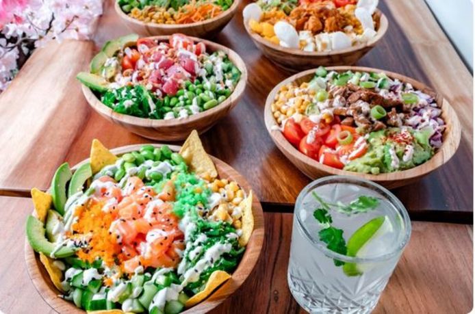 Een gezonde bowl van Hawaiian Poké Bowl
