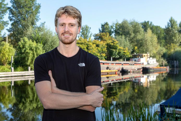 Hockyer Fabian Verzuu van HC Tilburg.