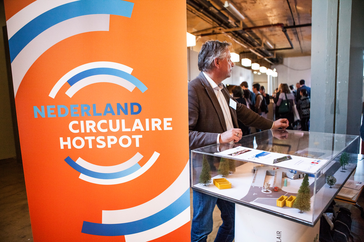 Een bijeenkomst in 2016 over circulaire economie in de Van Nelle fabriek in Rotterdam. Beeld ANP