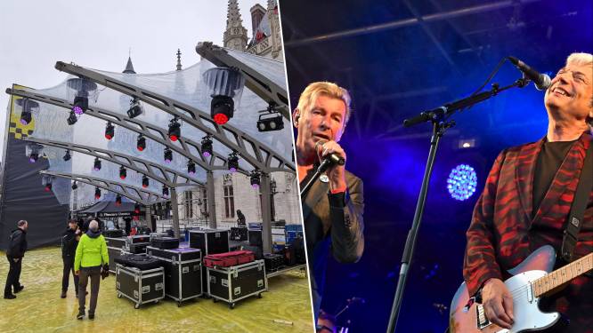 Feest op vooravond start Ronde in Brugge valt in het water: “Concert Soulsister op Markt geannuleerd, risico op elektrocutie te groot”
