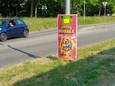 Circus Bossle kondigde haar komst aan via allerlei posters, maar de affiches zijn ook al weer verdwenen.