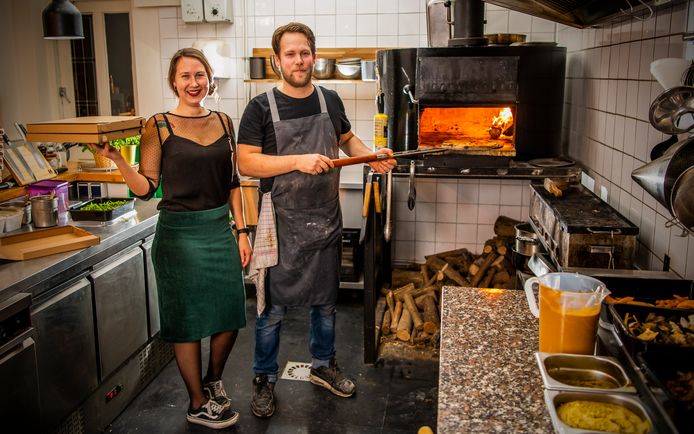 Remco van Erp en Sjanne Vlug van Fermin: heel anders dan andere pizza’s.