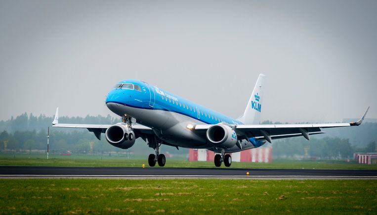 Luchtvaartmaatschappij KLM is een van de bedrijven die zich hebben gecommitteerd aan de nieuwe belastingcode. Beeld Hollandse Hoogte /  ANP