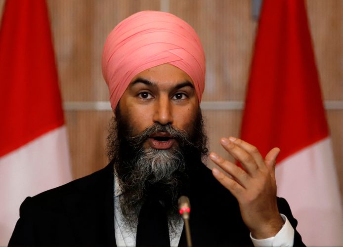 Jagmeet Singh, leider van de Canadese NDP.