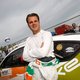 Wagen Pieter Tsjoen vat vuur tijdens shakedown Rally van Ieper