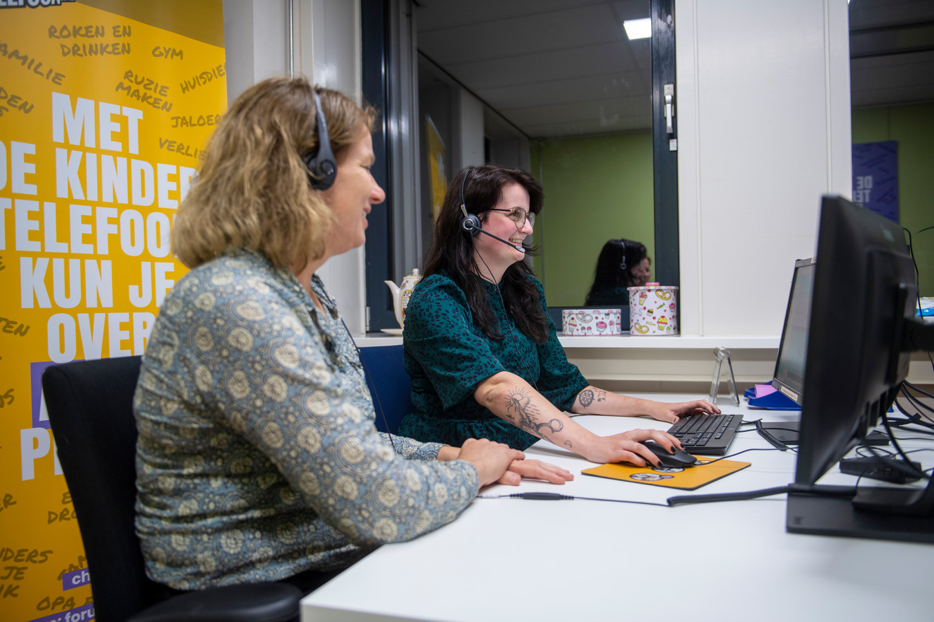Kindertelefoon vertrekt volgend jaar uit Almelo, vrijwilligers zijn verbaasd Foto AD.nl
