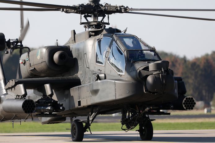 Een Apache helikopter