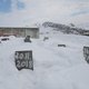 Wie de sneeuw wegschuift ziet de heuveltjes waar de doden liggen