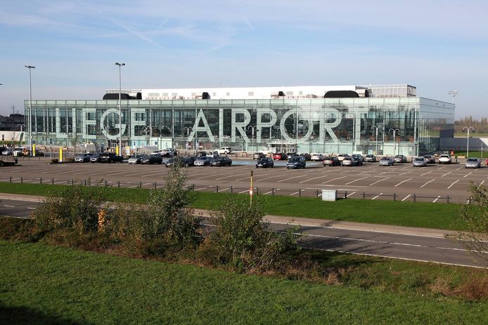 De luchthaven van Luik.