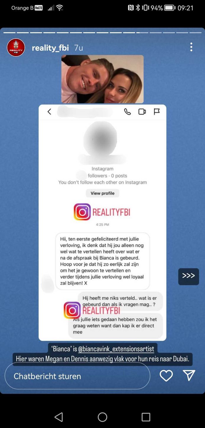 Is de relatie 'Temptation Island'-deelneemster Megan en Dennis voorbij?