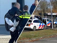 ‘Drie schoten gelost bij winkelcentrum in Enschede na verkeersruzie’; verdachte aangehouden door politie