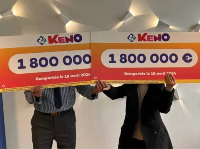 Dubbel geluk: twee geliefden uit Lyon doen apart mee aan loterijspel en winnen allebei bijna 2 miljoen euro