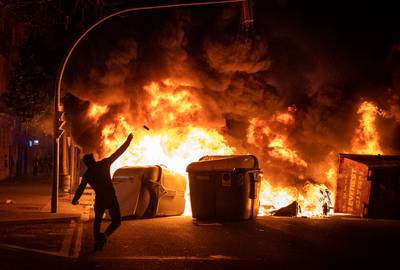 Nouvelle soirée d'émeutes dans plusieurs villes espagnoles