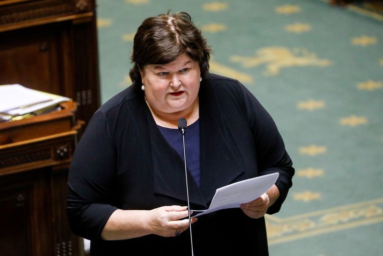 Minister van Volksgezondheid Maggie De Block (Open Vld). Beeld BELGA