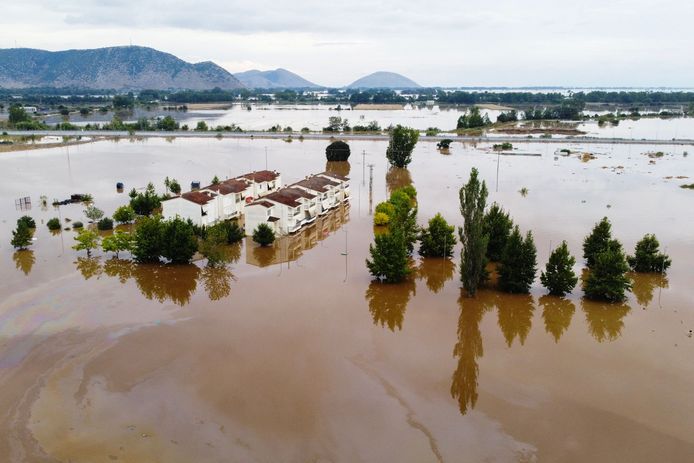 Overstromingen in Karditsa.