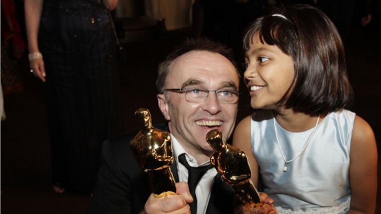 Slumdog Millionaire director Danny Boyle met Rubiana Ali. (AP) Beeld 
