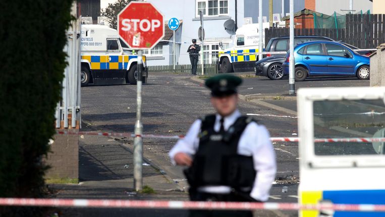 De 29-jarige Lyra McKee werd neergeschoten tijdens rellen in de Noord-Ierse stad Londonderry Beeld afp