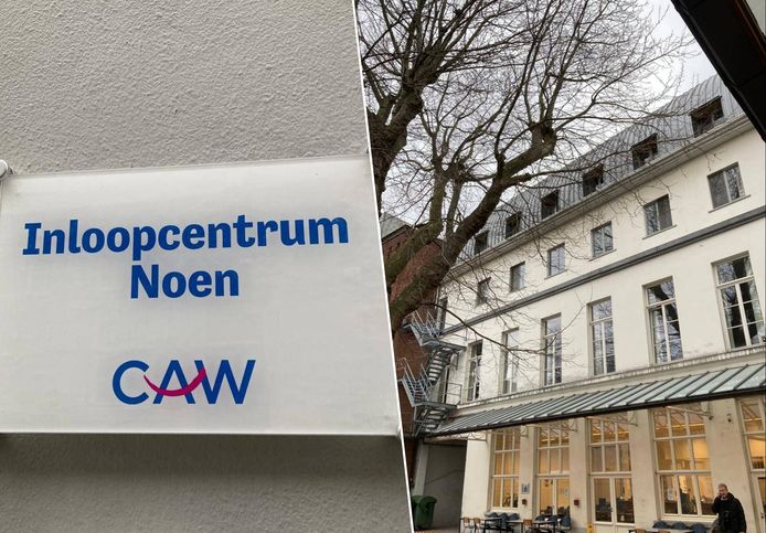 Het nieuwe inloopcentrum Noen in de Blindestraat.