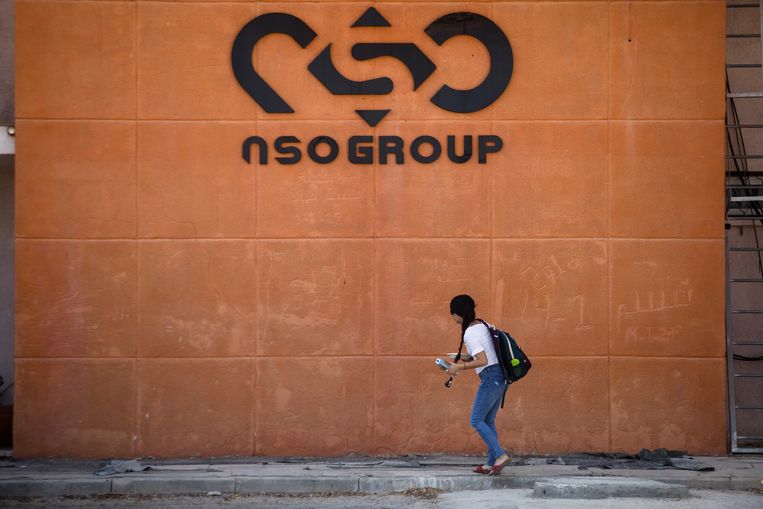 Het gebouw van de NSO Group in de Aravawoestijn in Israël. De Pegasussoftware die NSO heeft ontwikkeld, is in meerdere landen ingezet om oppositiepolitici en activisten te bespioneren.  Beeld Getty Images