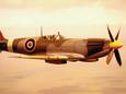 Illustratiebeeld van een Spitfire vliegtuig.